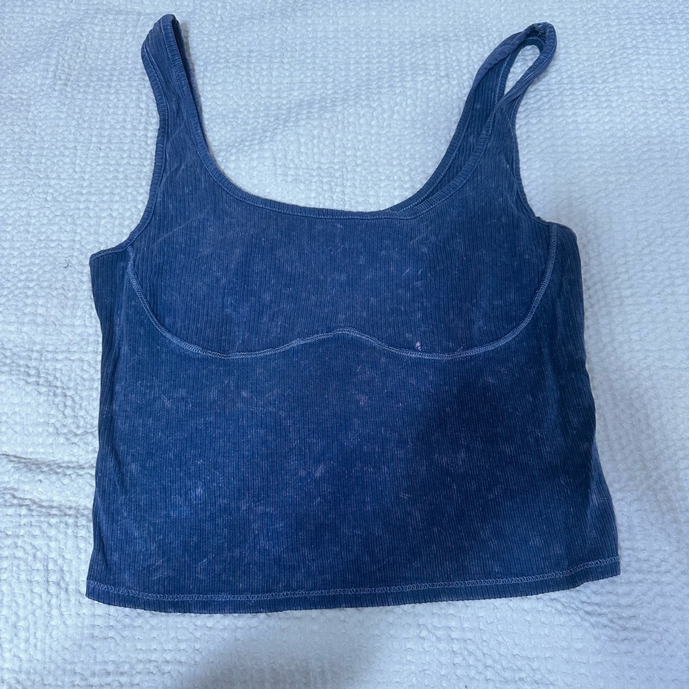 Wild Fable Ribbed Blue Top